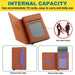 Rfid Anti Theft Detachable Card Bag Leather Phone Case