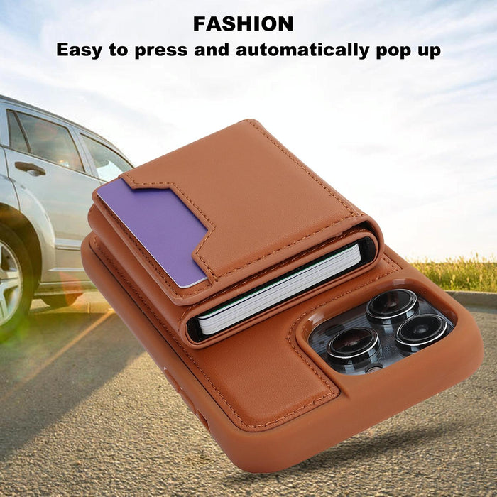 Rfid Anti Theft Detachable Card Bag Leather Phone Case