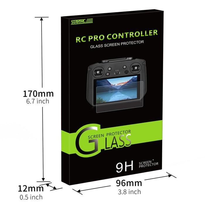 2-pack Tempered Glass Film for Dji Rc Pro with Frosted
