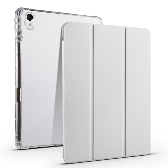 3-Folding Transparent Tpu Smart Leather Tablet Case