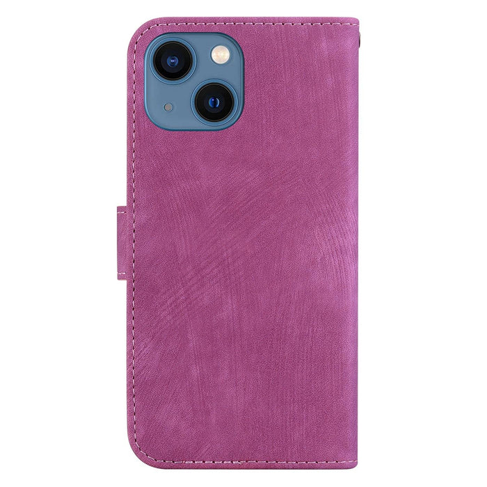 Little Tiger Embossed Leather Phone Case For Iphone 15