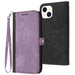 Side Buckle Double Fold Hand Strap Leather Phone Case