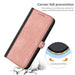 Side Buckle Double Fold Hand Strap Leather Phone Case