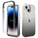 Shockproof Clear Gradient Pc Tpu Phone Case For Iphone 15