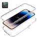 Shockproof Clear Gradient Pc Tpu Phone Case For Iphone 15