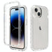 Shockproof Clear Gradient Pc Tpu Phone Case For Iphone 15