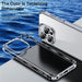 Iphone 15 Ipaky Crystal Clear Series Shockproof Pc Tpu