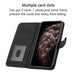 Cubic Skin Feel Flip Leather Phone Case For Iphone 15