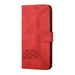 Cubic Skin Feel Flip Leather Phone Case For Iphone 15