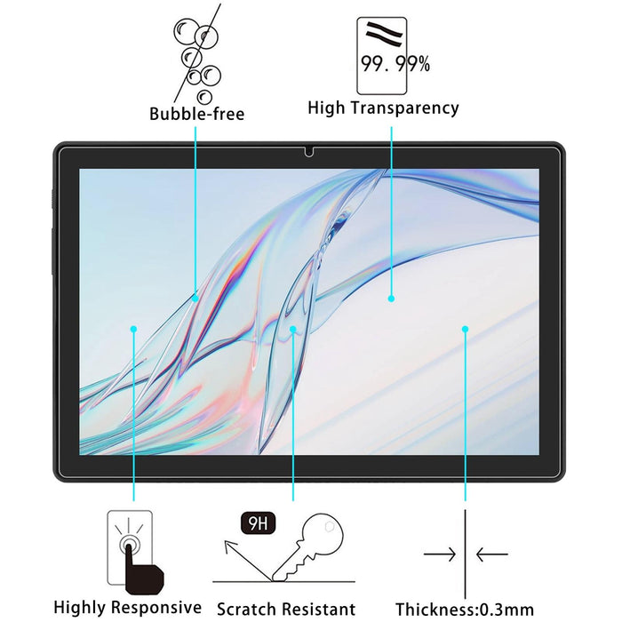 2Pcs 9H 0.3Mm Explosion-Proof Tempered Glass Film