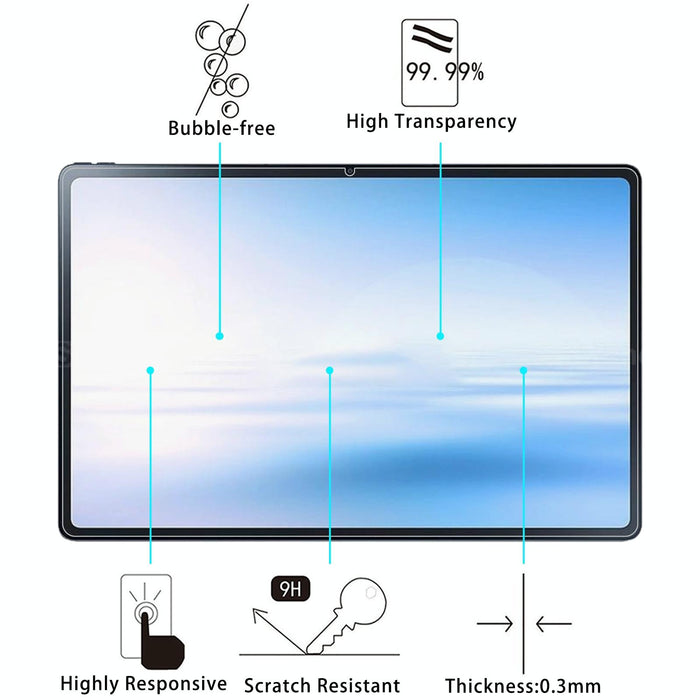 2Pcs 9H 0.3Mm Explosion-Proof Tempered Glass Film