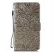 Lace Flower Embossing Flip Leather Phone Case For Iphone 15