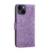 Lace Flower Embossing Flip Leather Phone Case For Iphone 15