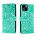 Lace Flower Embossing Flip Leather Phone Case For Iphone 15