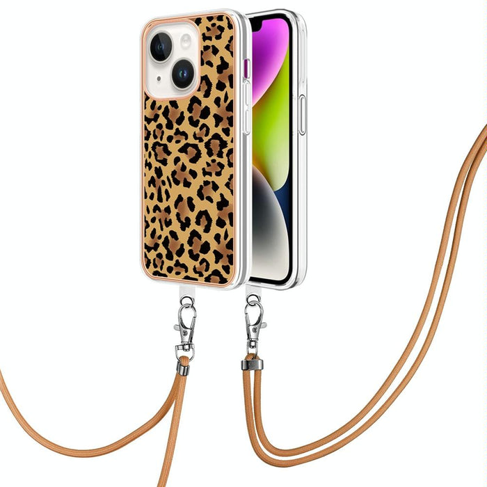 Electroplating Dual Side Imd Phone Case With Lanyard