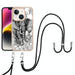 Electroplating Dual Side Imd Phone Case With Lanyard