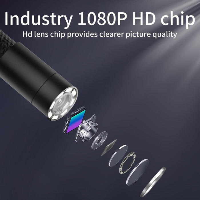 F180 8Mm Lens 360 Degree Free Spins Automotive Repair Endoscope Spec 2M Soft Tube