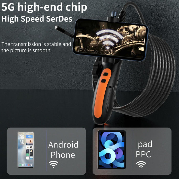 F180 8Mm Lens 360 Degree Free Spins Automotive Repair Endoscope Spec 3M Soft Tube