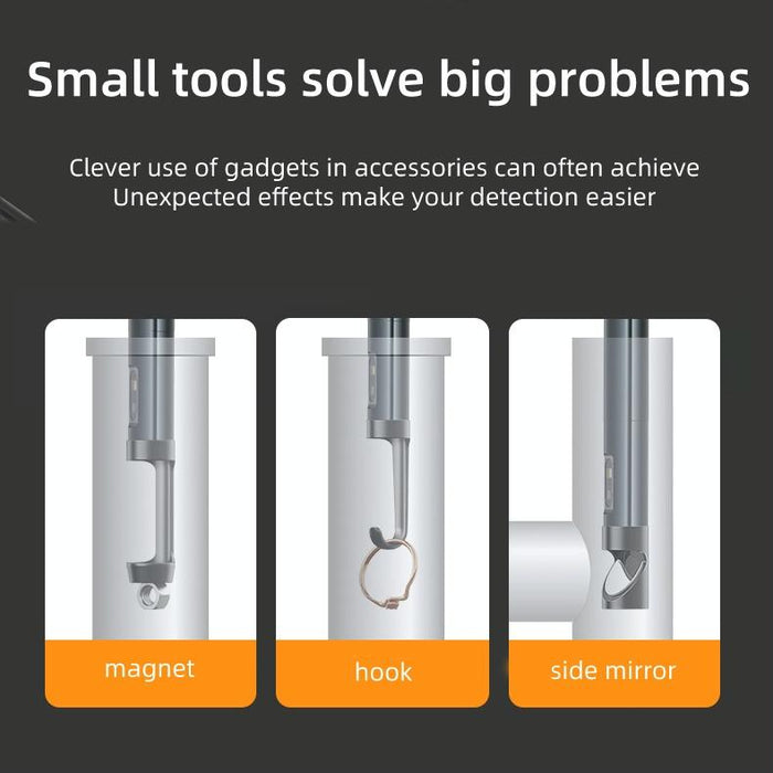 5.5Mm Single Lens 7 Inch Screen Industrial Endoscope Spec 5M Tube