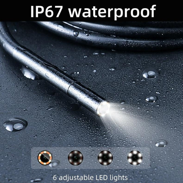 5Mm Dual Lenses 7 Inch Screen Industrial Endoscope Spec 2M Tube