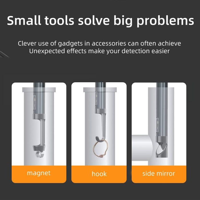 7.9Mm Three Lenses 7 Inch Screen Industrial Endoscope Spec 3.5M Tube