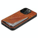 Imitation Crocodile Leather Back Phone Case With Holder