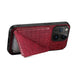 Imitation Crocodile Leather Back Phone Case With Holder