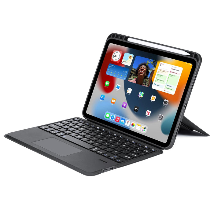 Magnetic Wireless Bluetooth Keyboard Tablet Case Black