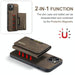 Dg.ming M2 Series 3 Fold Card Bag Wallet Leather Phone Case