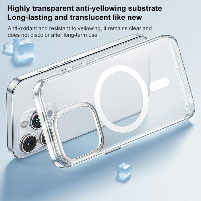 Iphone 15 Momax Magsafe Metal Clear Phone Case