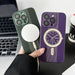 Clock Pattern Magnetic Lens Protection Phone Case