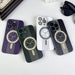 Clock Pattern Magnetic Lens Protection Phone Case