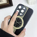 Clock Pattern Magnetic Lens Protection Phone Case