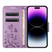 Butterfly Flower Pattern Flip Leather Phone Case For Iphone