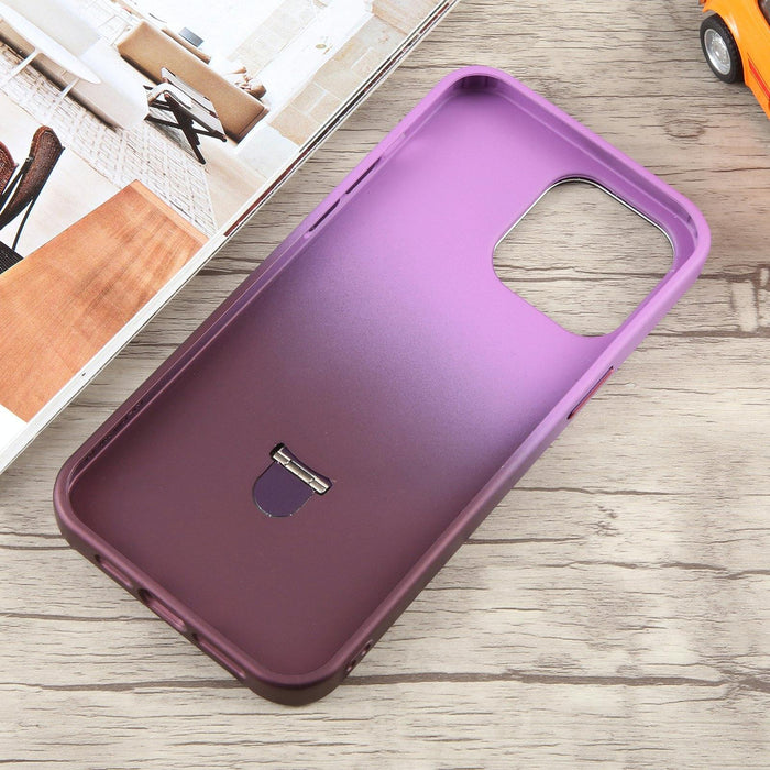 Gradient Magsafe Holder Liquid Tpu Hybrid Pc Phone Case