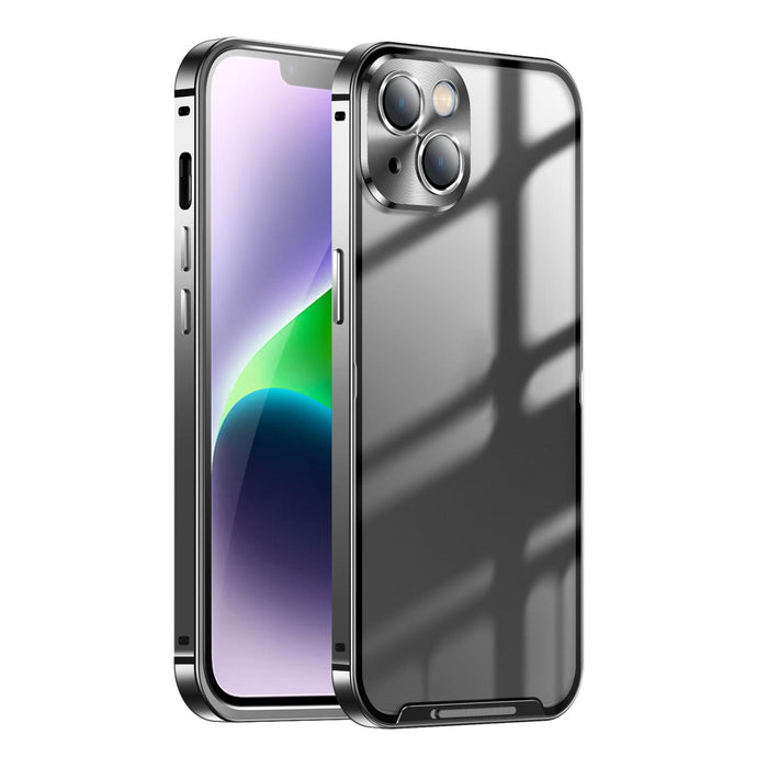 Frosted Metal Phone Case For Iphone 15