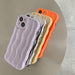 Wave Texture Bright Tpu Phone Case For Iphone 15