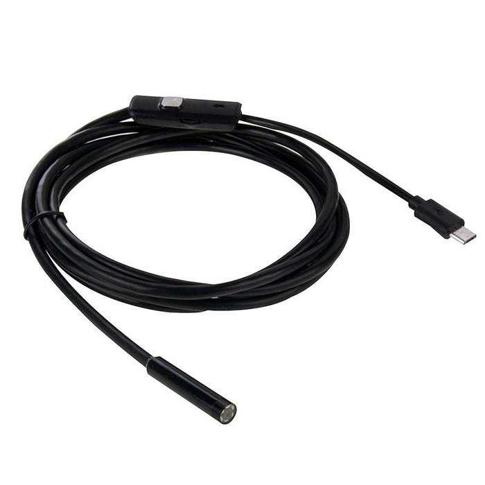 Waterproof Micro Usb Endoscope Snake Tube Inspection Camera For Parts Of Otg Function Android Mobile Phone With 6 Leds Lens Diameter 5.5Mm