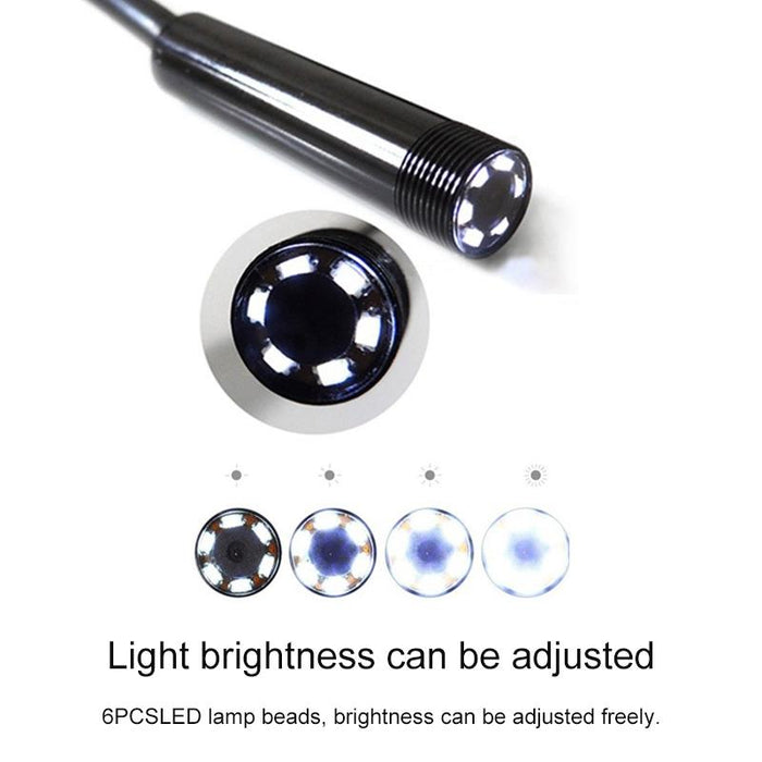 An97 Waterproof Micro Usb Endoscope Hard Tube Inspection Camera For Parts Of Otg Function Android Mobile Phone With 6 Leds Lens Diameter 5.5Mm