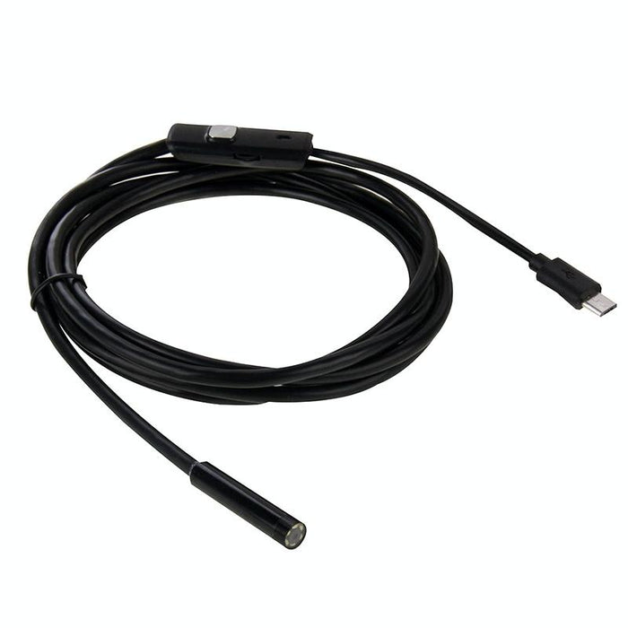 An97 Waterproof Micro Usb Endoscope Hard Tube Inspection Camera For Parts Of Otg Function Android Mobile Phone With 6 Leds Lens Diameter 5.5Mm
