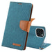 Goospery Canvas Diary Fabric Texture Flip Leather Phone