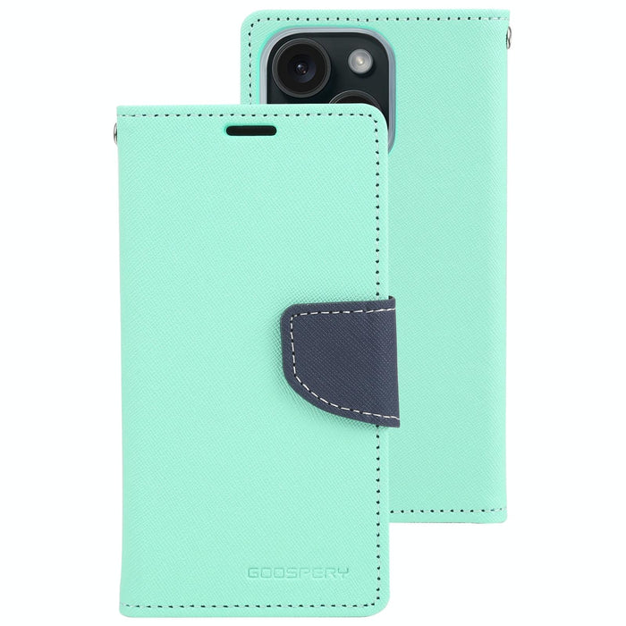 Goospery Fancy Diary Cross Texture Leather Phone Case