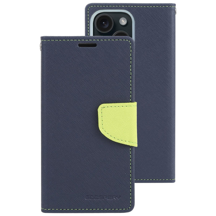 Goospery Fancy Diary Cross Texture Leather Phone Case