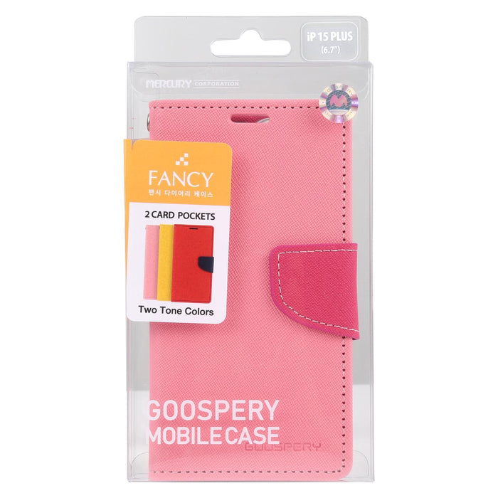 Goospery Fancy Diary Cross Texture Leather Phone Case