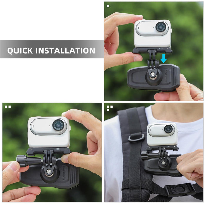 360 Degree Swivel Backpack Clip for Magnetic Action Camera