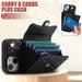 Crossbody Rhombic Horizontal Wallet Leather Phone Case