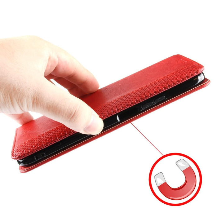 Magnetic Buckle Retro Texture Leather Phone Case For Iphone