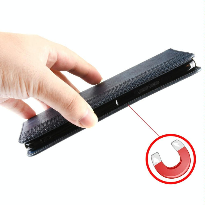 Magnetic Buckle Retro Texture Leather Phone Case For Iphone