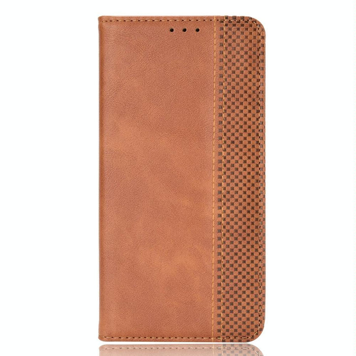 Magnetic Buckle Retro Texture Leather Phone Case For Iphone