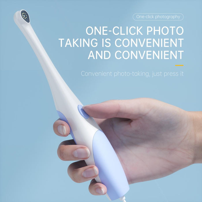 8Leds 3.0Mp 2 In 1 Visible Oral Endoscope Purple